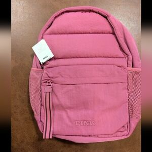 NWT PINK Pink Full Size Backpack.